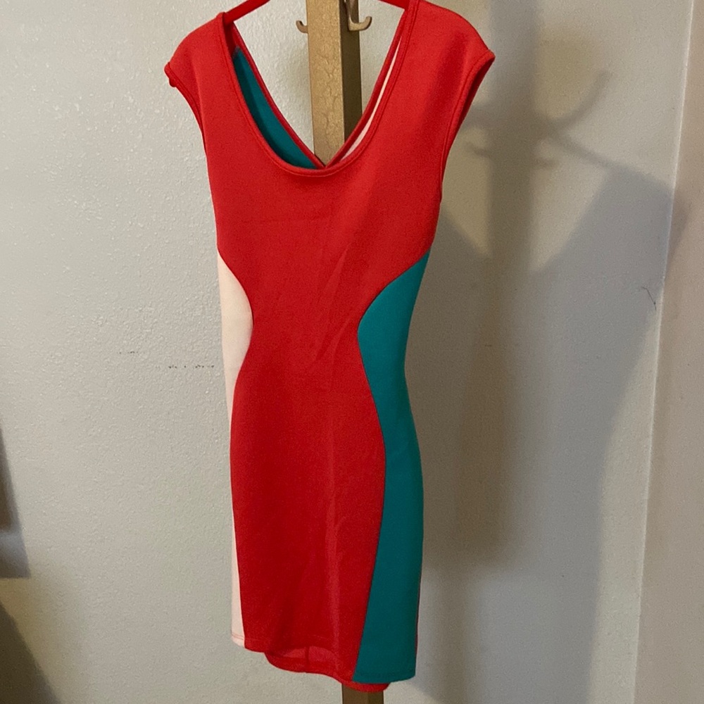 Sexy colorblock dress!